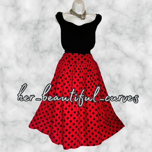 LINDY BOP POLKA DOTS VINTAGE STYLE WEDDING OCCASION PARTY DRESS SIZE 22
