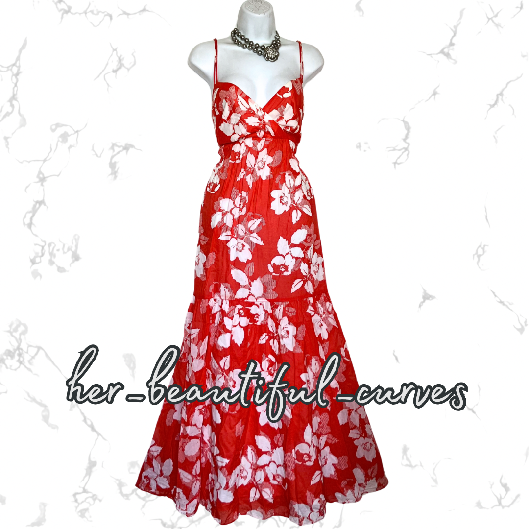 MONSOON FLORAL PRINT WEDDING OCCASION PARTY DRESS SIZE 16