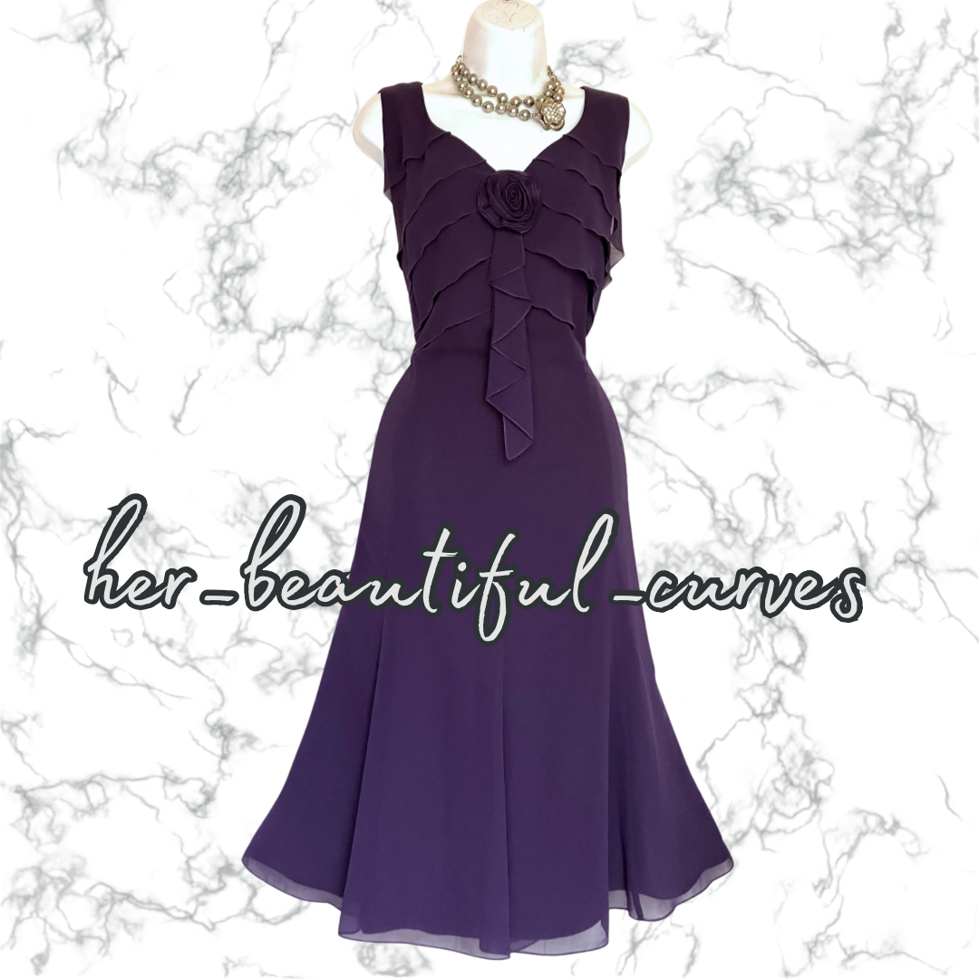 JACQUES VERT MIDI WEDDING OCCASION PARTY DRESS SIZE 20