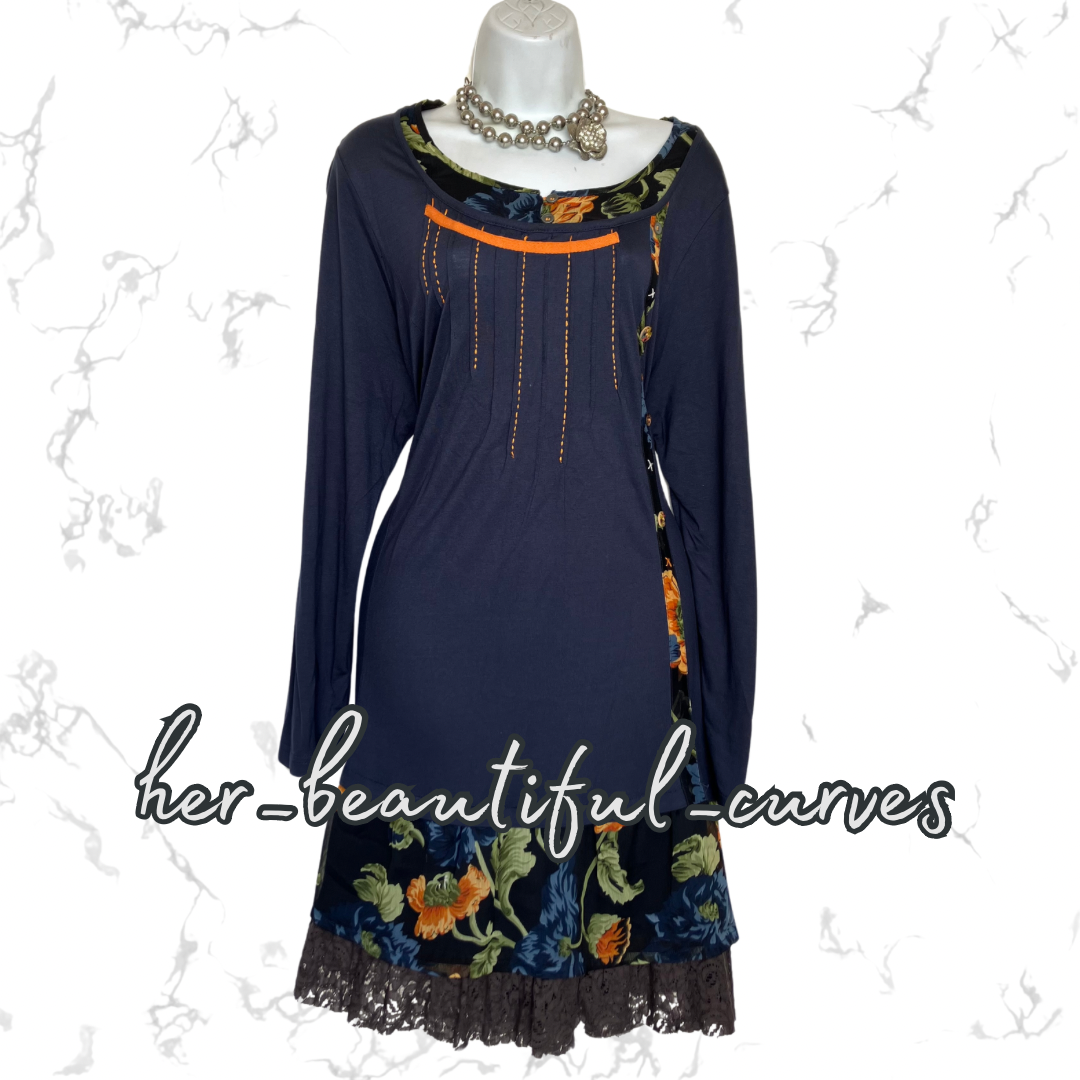 JOE BROWNS QUIRKY & UNIQUE JERSEY PARTY DRESS SIZE 20