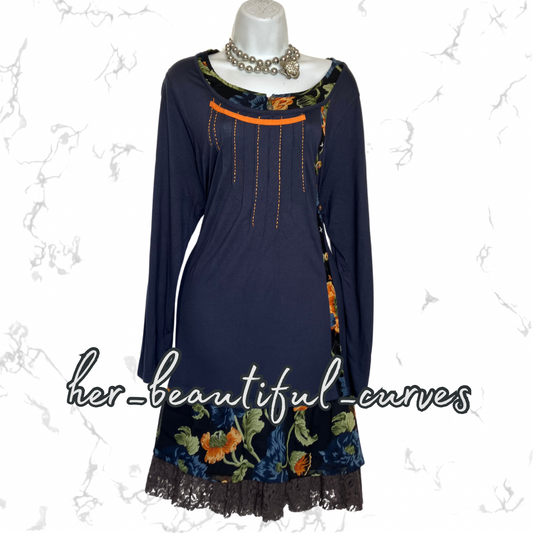 JOE BROWNS QUIRKY & UNIQUE JERSEY PARTY DRESS SIZE 20