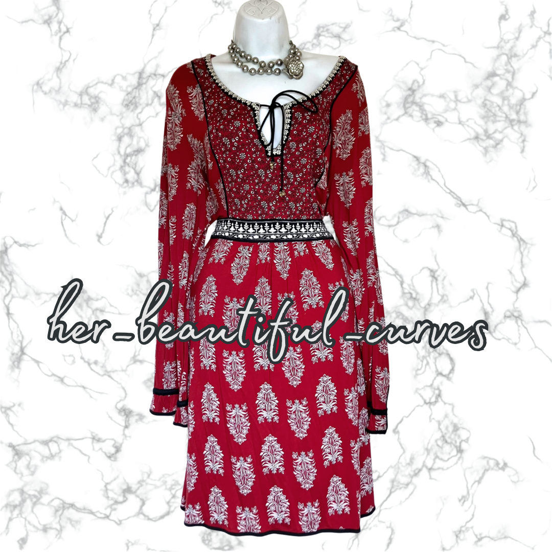 MONSOON BOHO STYLE FLORAL OCCASION PARTY DRESS SIZE 22