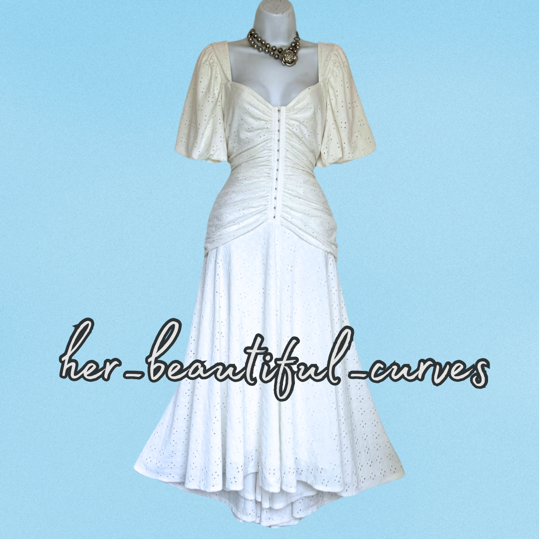 ASOS EMBROIDERED RUCHED VINTAGE STYLE MIDI OCCASION PARTY DRESS SIZE 16