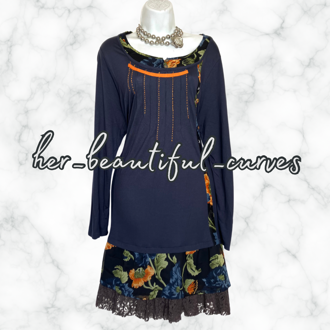 JOE BROWNS QUIRKY & UNIQUE JERSEY PARTY DRESS SIZE 20