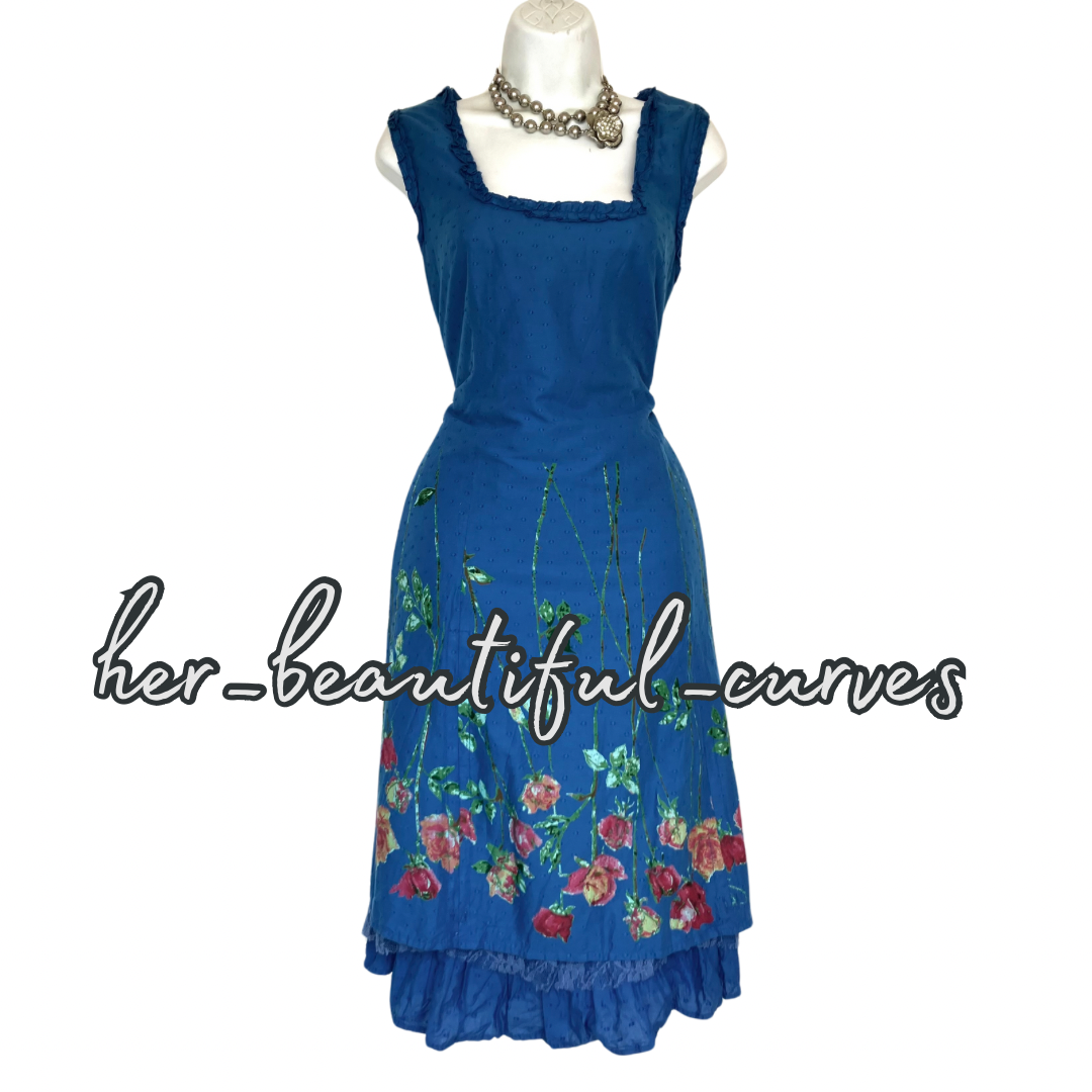 JOE BROWNS VINTAGE STYLE WEDDING OCCASION PARTY DRESS SIZE 18