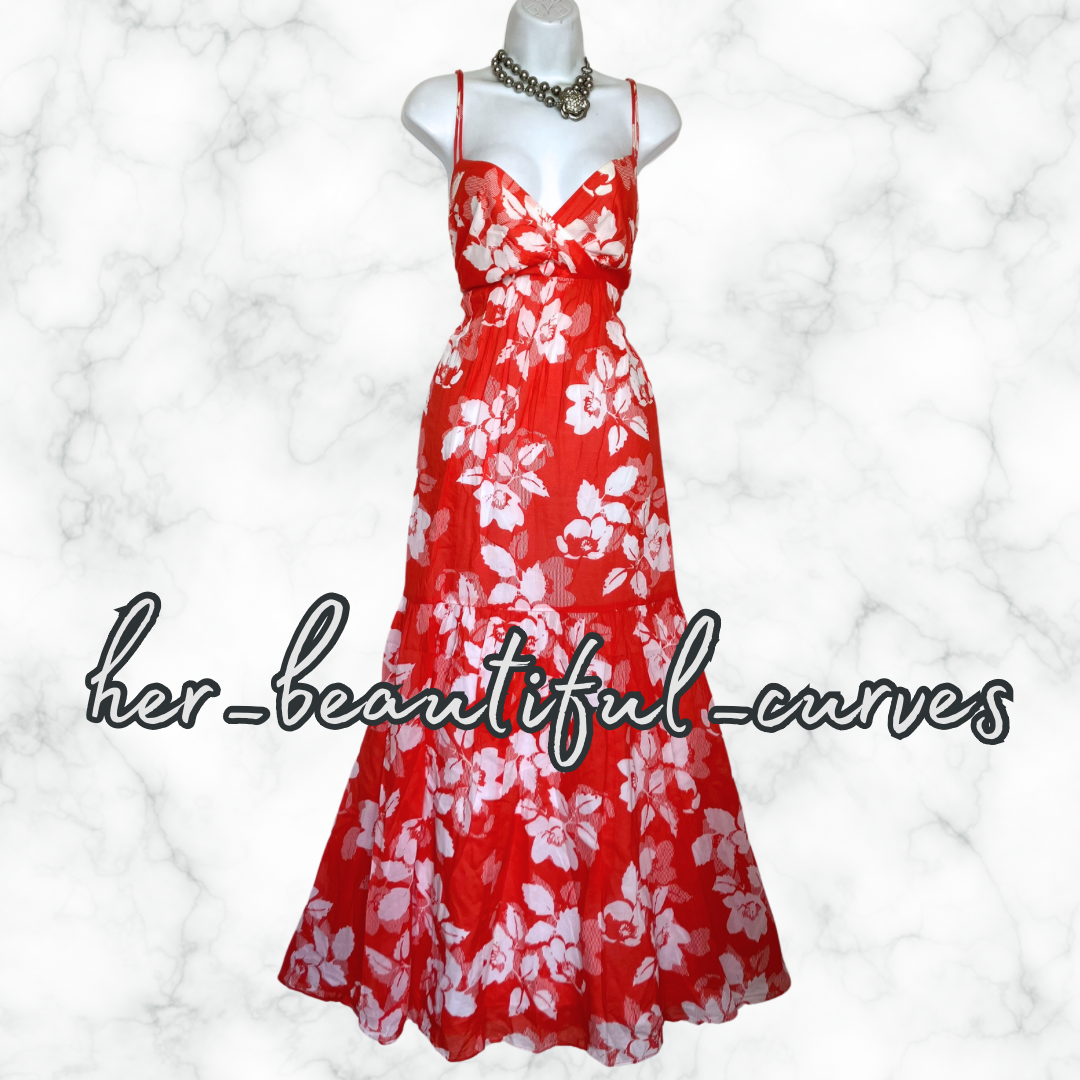 MONSOON FLORAL PRINT WEDDING OCCASION PARTY DRESS SIZE 16