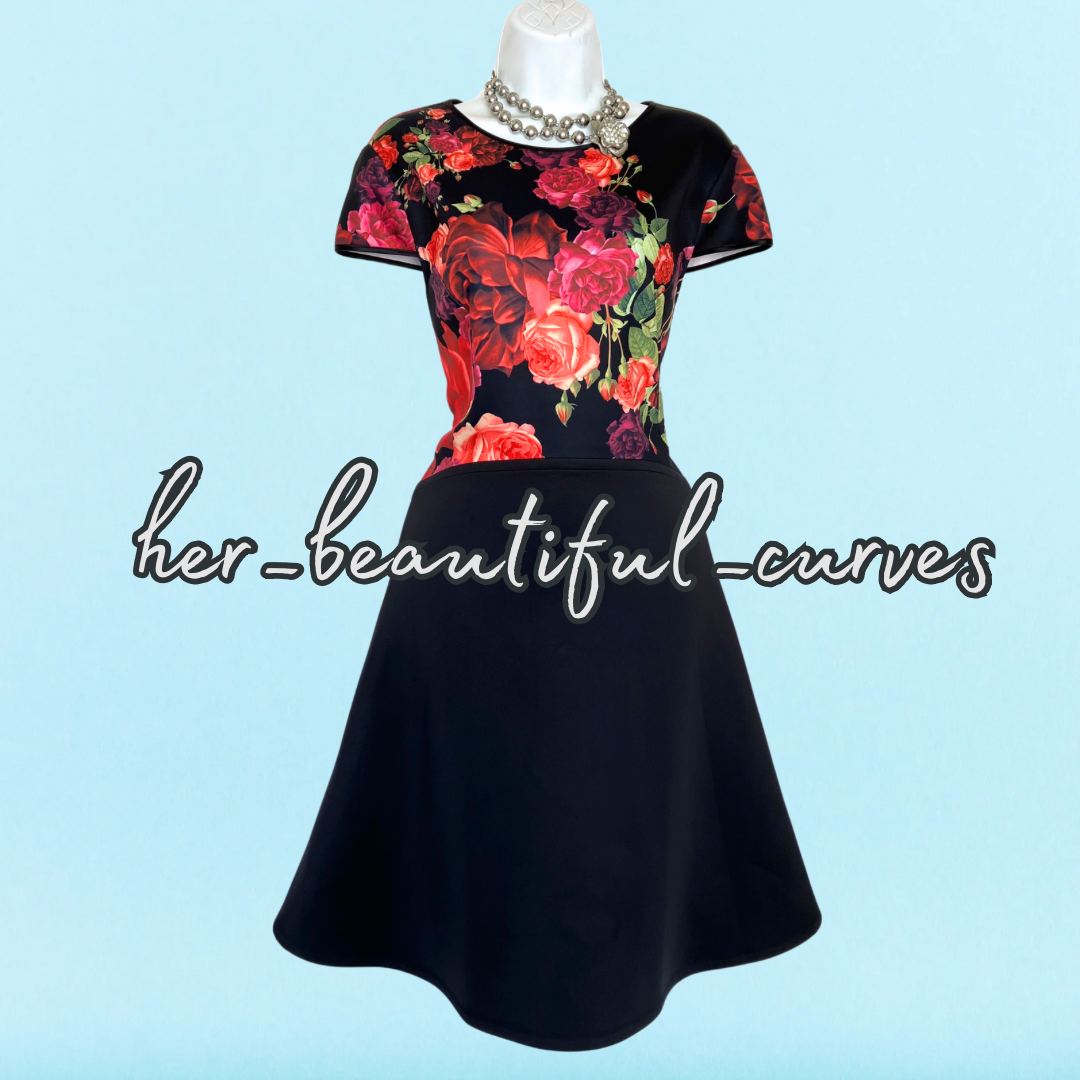TED BAKER FLORAL PRINT WEDDING OCCASION PARTY DRESS SIZE 5 UK SIZE 16