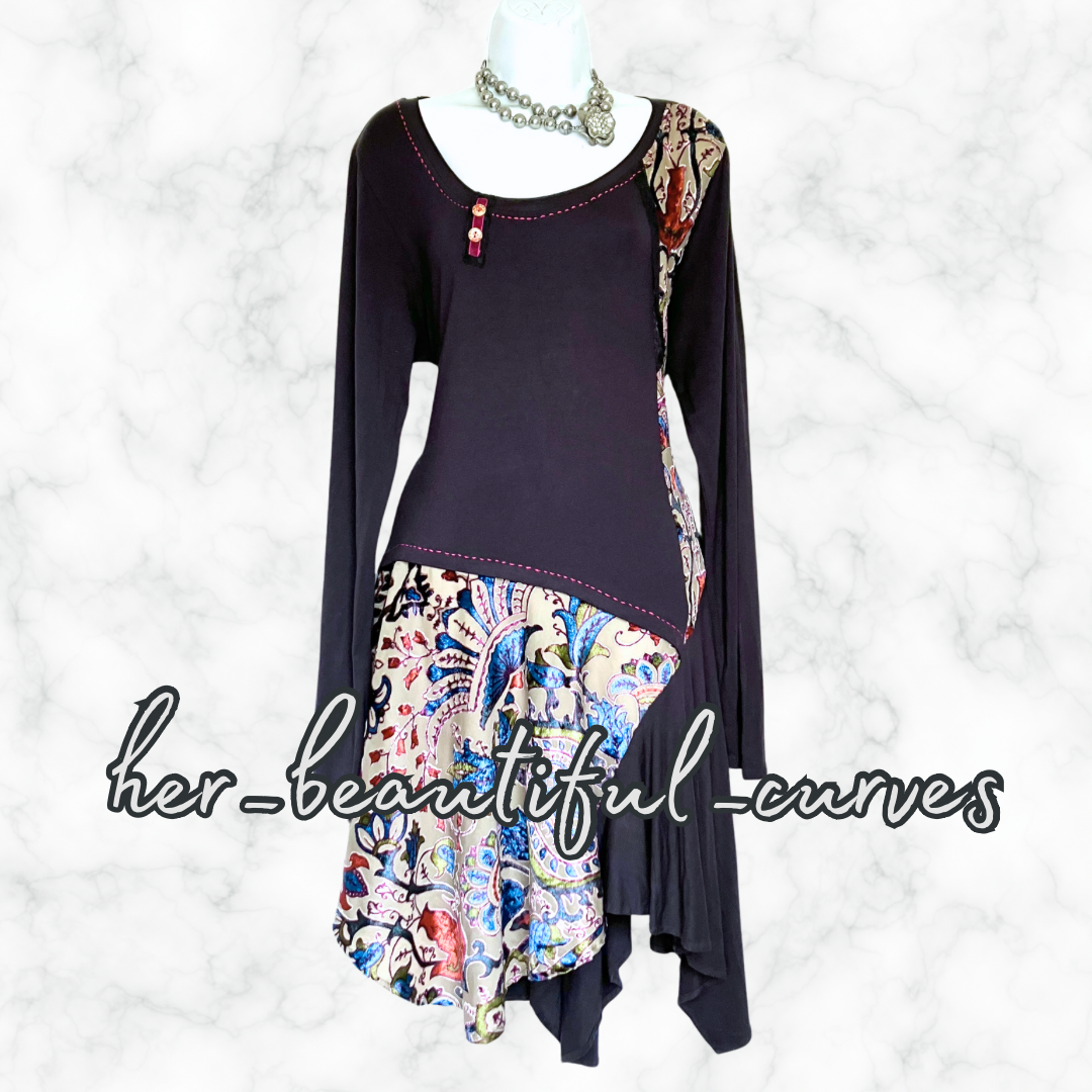 JOE BROWNS QUIRKY & UNIQUE JERSEY PARTY DRESS SIZE 18