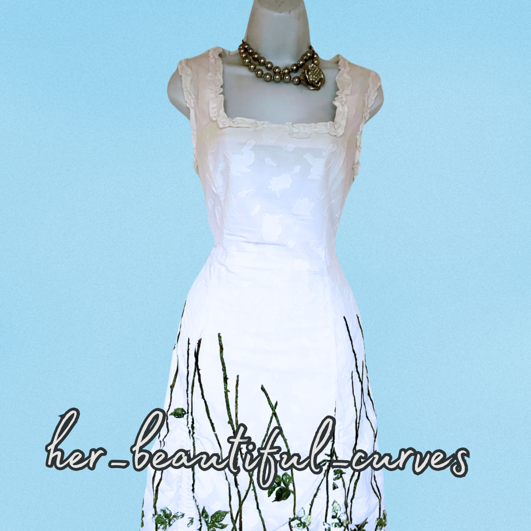 JOE BROWNS VINTAGE STYLE WEDDING OCCASION PARTY DRESS SIZE 14