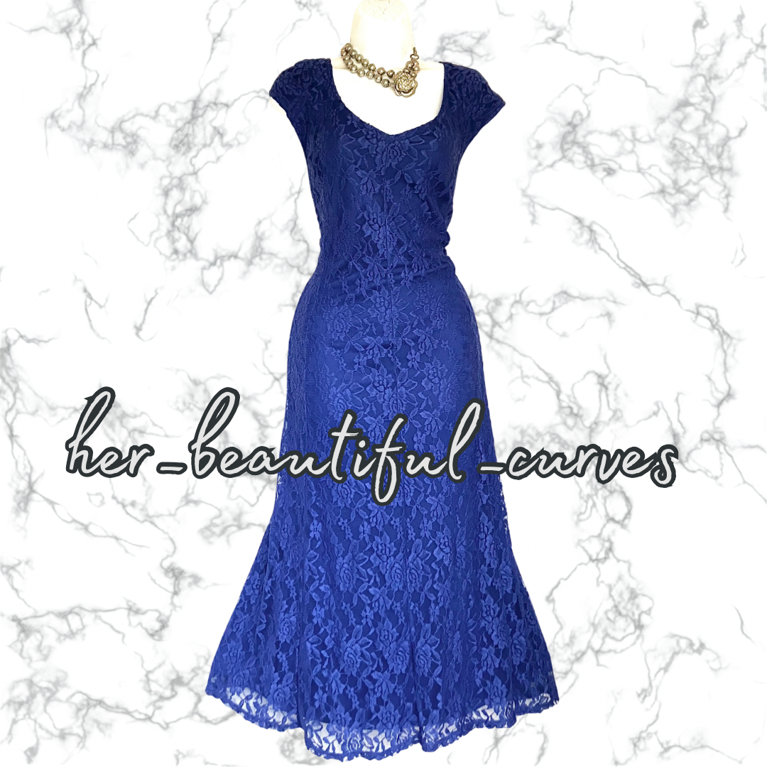 NIGHTINGALES EMBROIDERED LACE WEDDING OCCASION PARTY DRESS & BOLERO SIZE 24