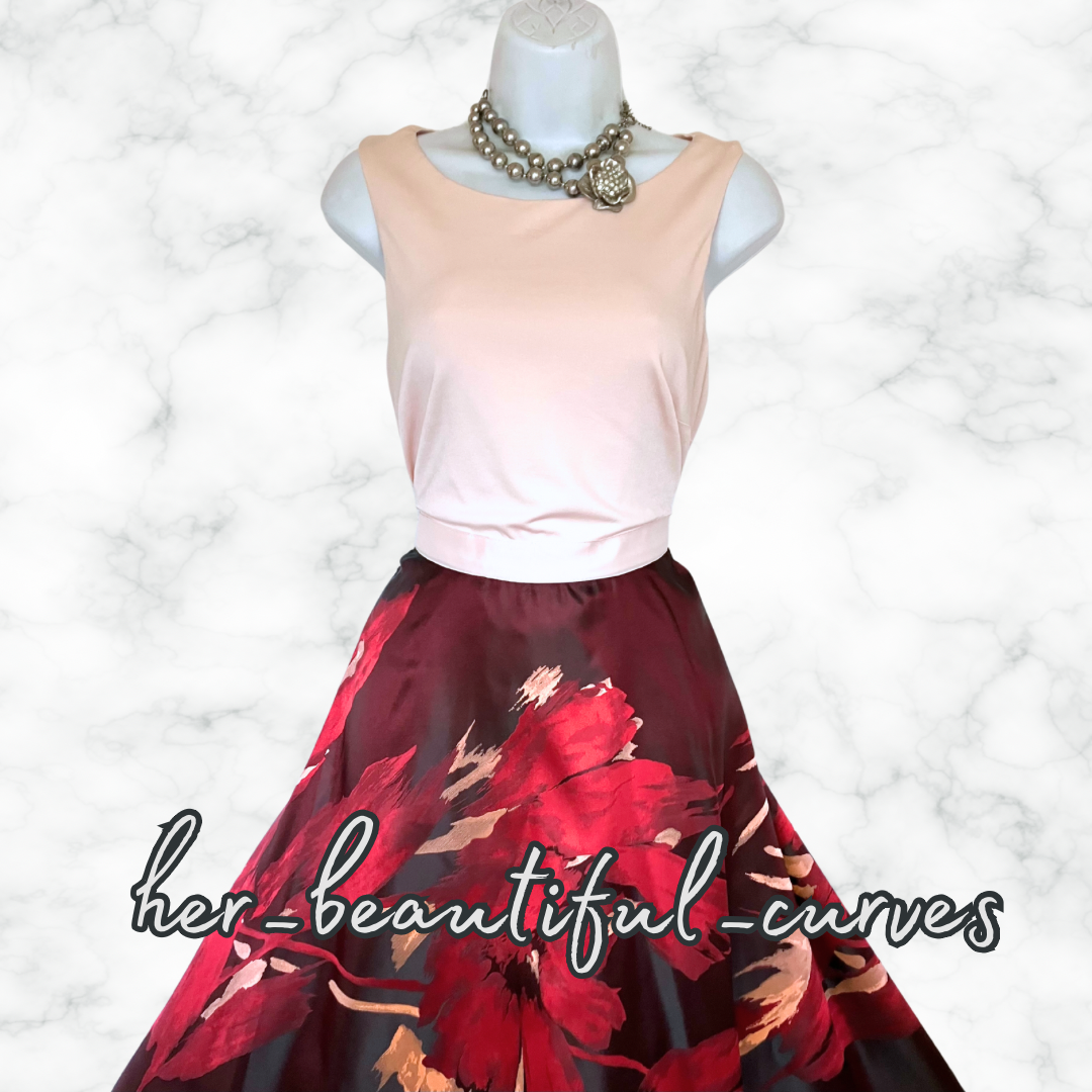 COAST FLORAL PRINT WEDDING OCCASION PARTY DRESS SIZE 14 fits 12 (small fit)