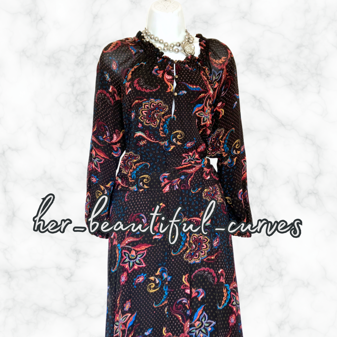 MONSOON FLORAL PRINT WEDDING OCCASION PARTY DRESS SIZE 18