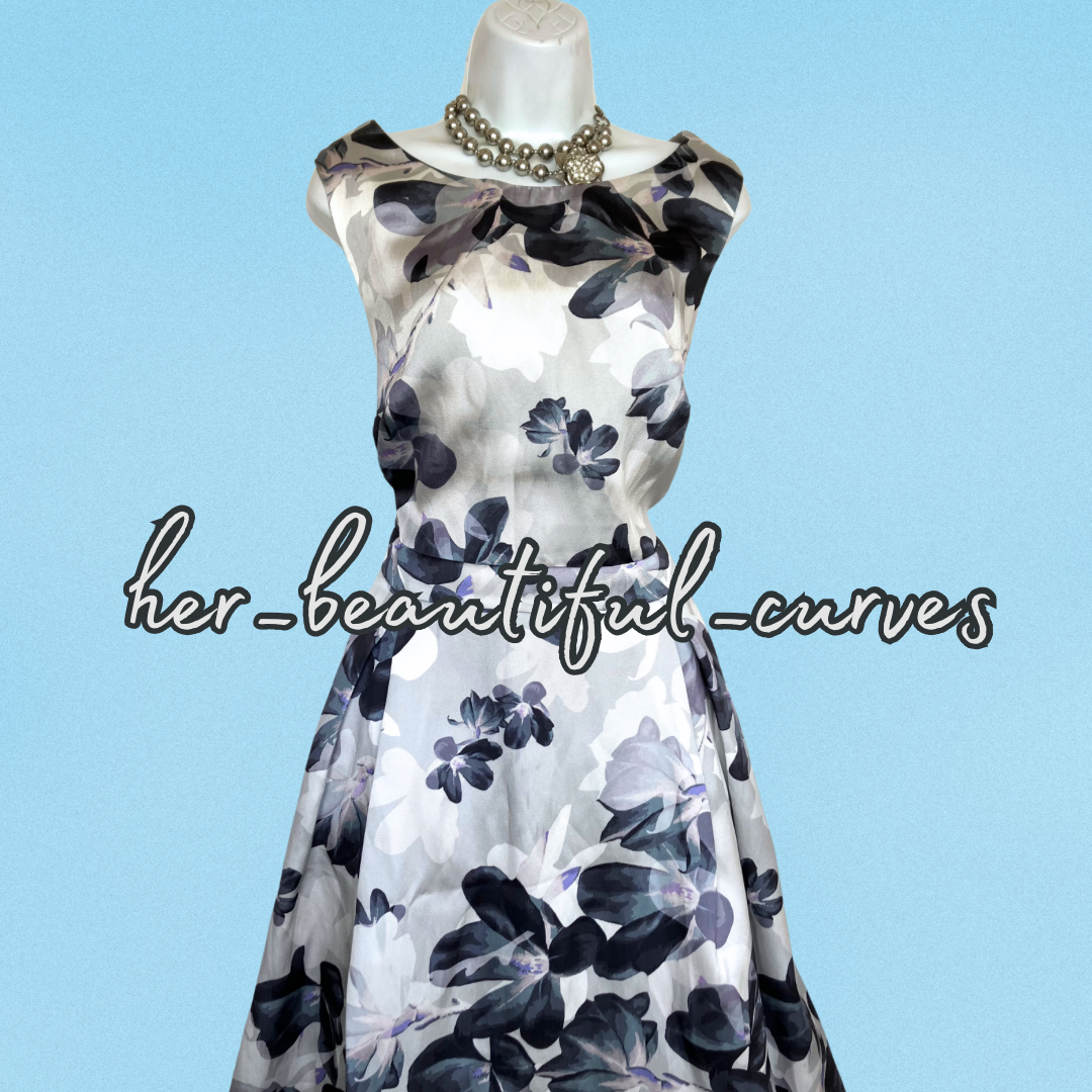 JOANNA HOPE FLORAL PRINT WEDDING OCCASION PARTY DRESS SIZE 18