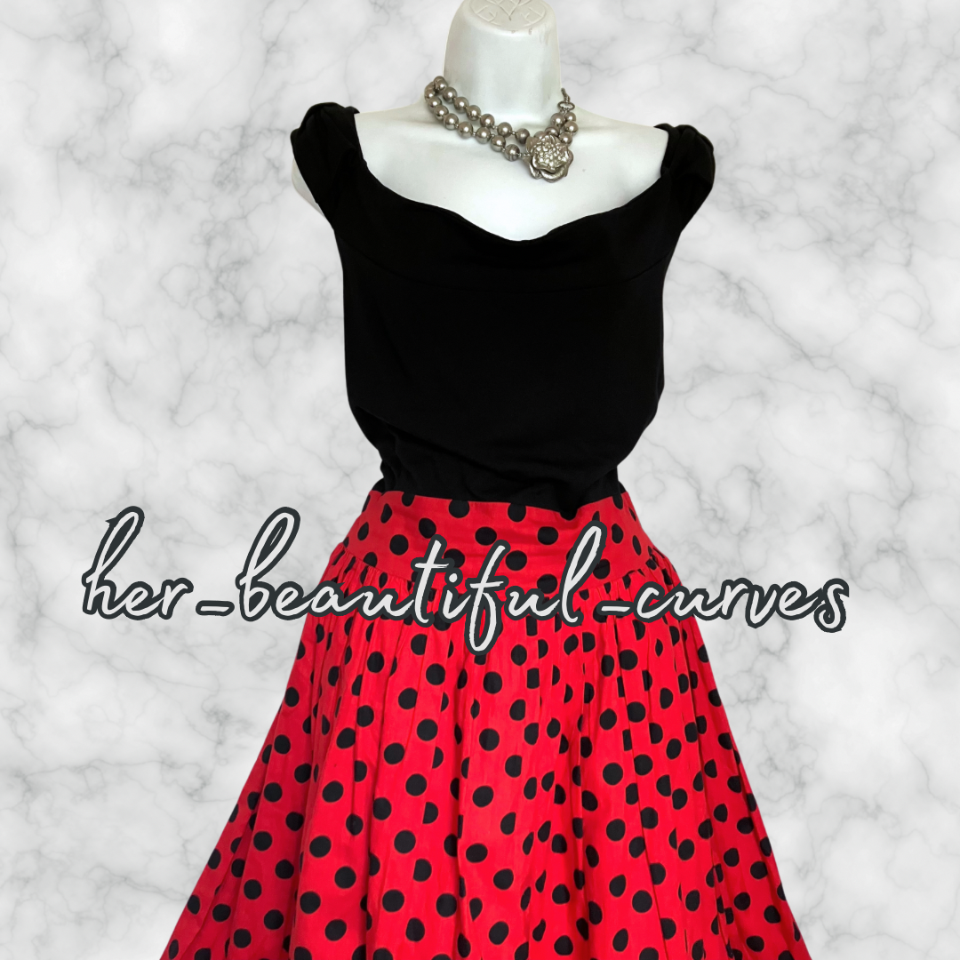 LINDY BOP POLKA DOTS VINTAGE STYLE WEDDING OCCASION PARTY DRESS SIZE 22