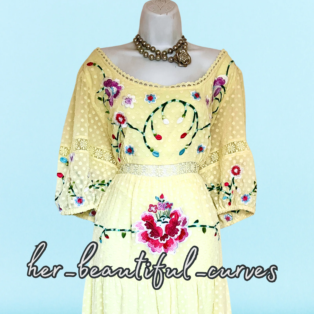 ASOS EMBROIDERED FLORAL WEDDING OCCASION PARTY DRESS SIZE 24