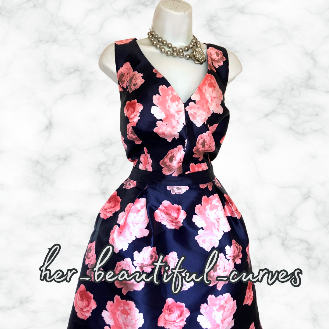CHI CHI LONDON CURVE FLORAL WEDDING OCCASION PARTY DRESS SIZE 20