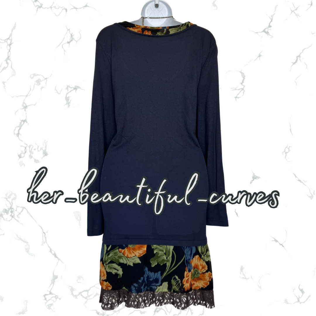 JOE BROWNS QUIRKY & UNIQUE JERSEY PARTY DRESS SIZE 20