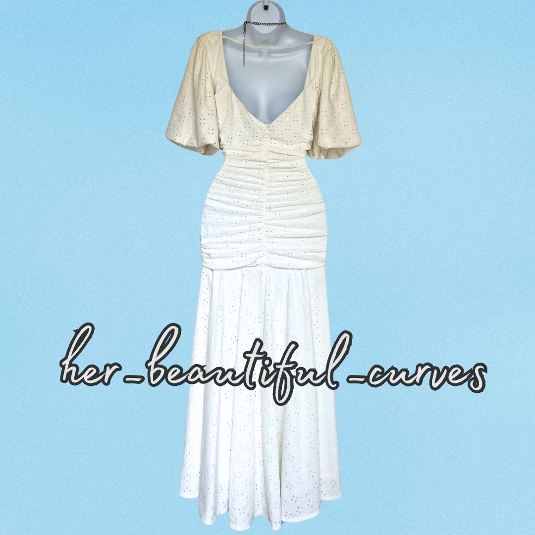 ASOS EMBROIDERED RUCHED VINTAGE STYLE MIDI OCCASION PARTY DRESS SIZE 16