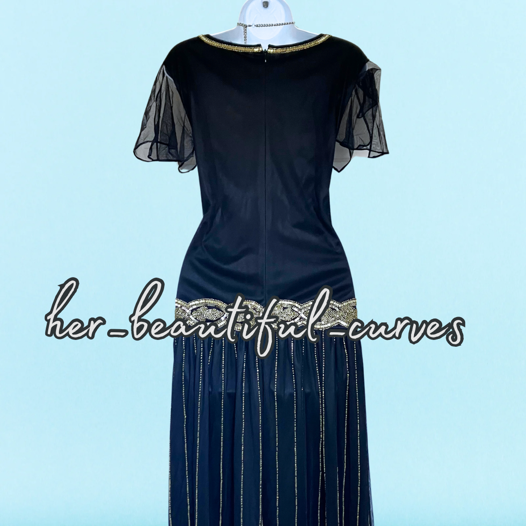 JOANNA HOPE 20s GATSBY OCCASION EVENING PARTY DRESS SIZE 16