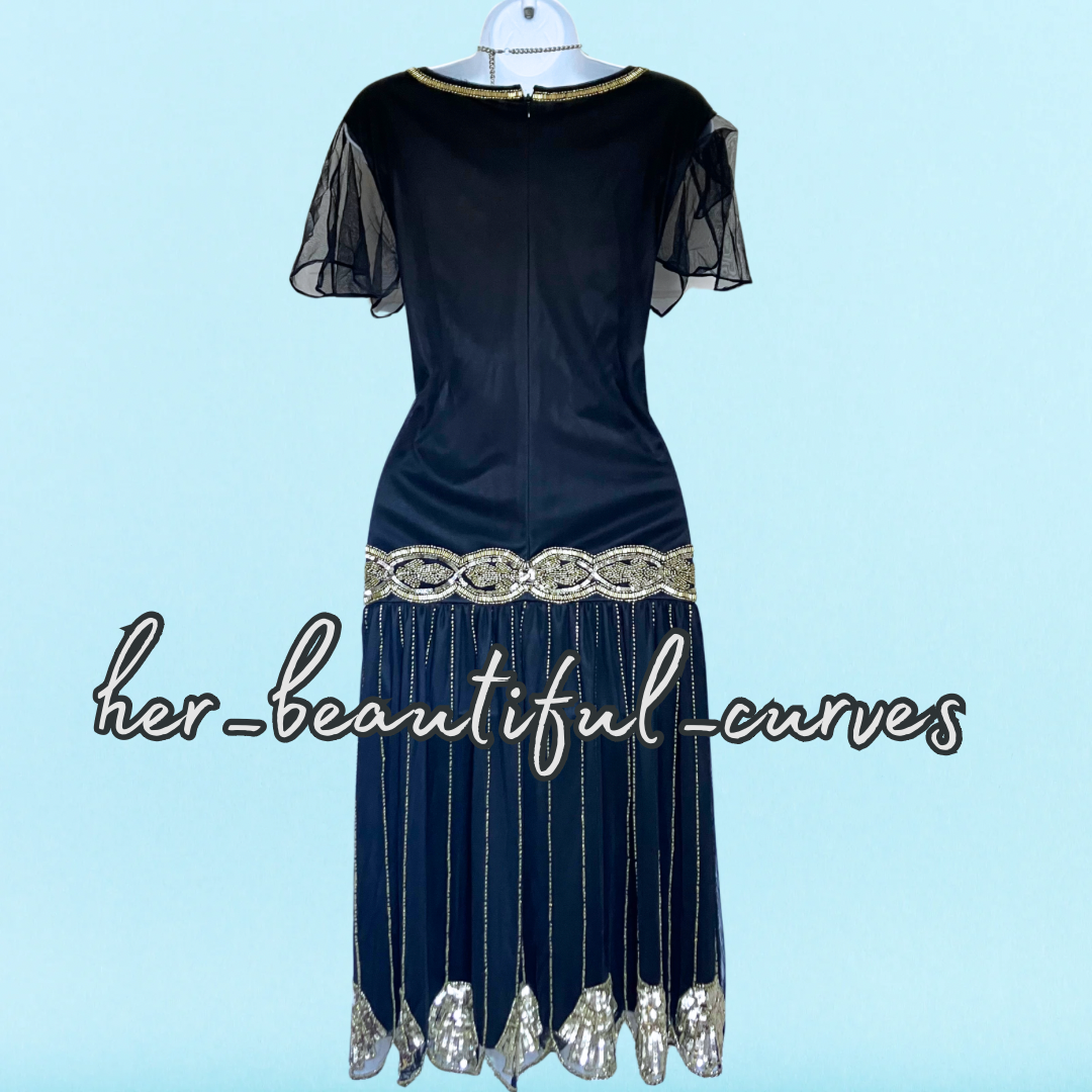 JOANNA HOPE 20s GATSBY OCCASION EVENING PARTY DRESS SIZE 16