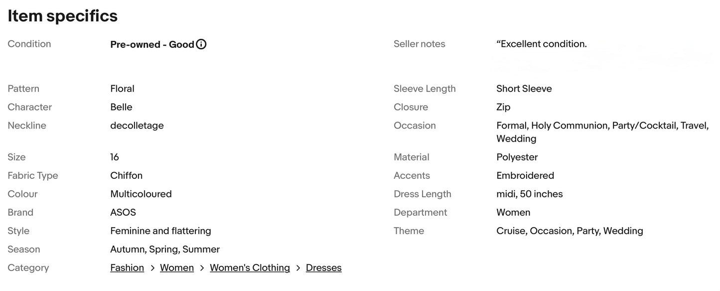 ASOS EMBROIDERED FLORAL PLEATED WEDDING OCCASION PARTY DRESS SIZE 16