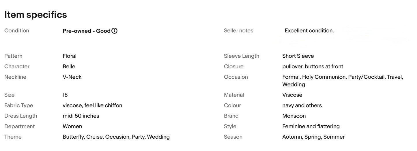 MONSOON CRANE BUTTERFLY FLORAL OCCASION PARTY DRESS SIZE 18