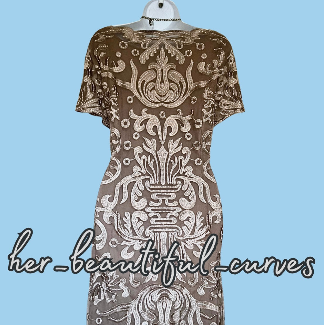 PHASE EIGHT EMBROIDERIES OCCASION EVENING PARTY DRESS SIZE 18