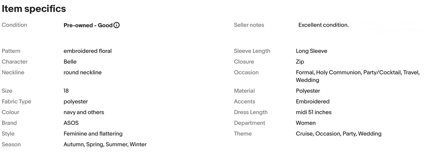 ASOS Embroidered FLORAL MIDI PLEAT OCCASION PARTY DRESS SIZE 18