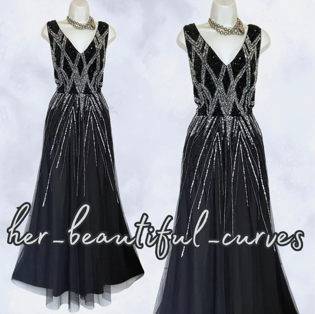 MONSOON (LIMITED EDITION) BEADED SEQUINNED MAXI EVENING OCCASION DRESS SIZE 18