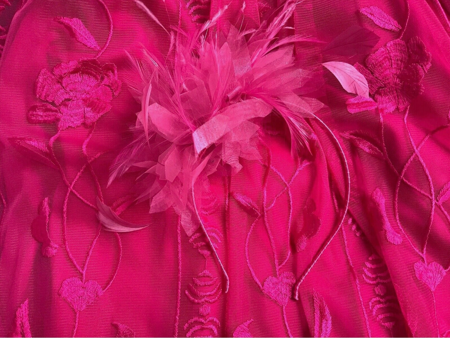 MONSOON EMBROIDERED FLORAL WEDDING OCCASION PARTY DRESS SIZE 16