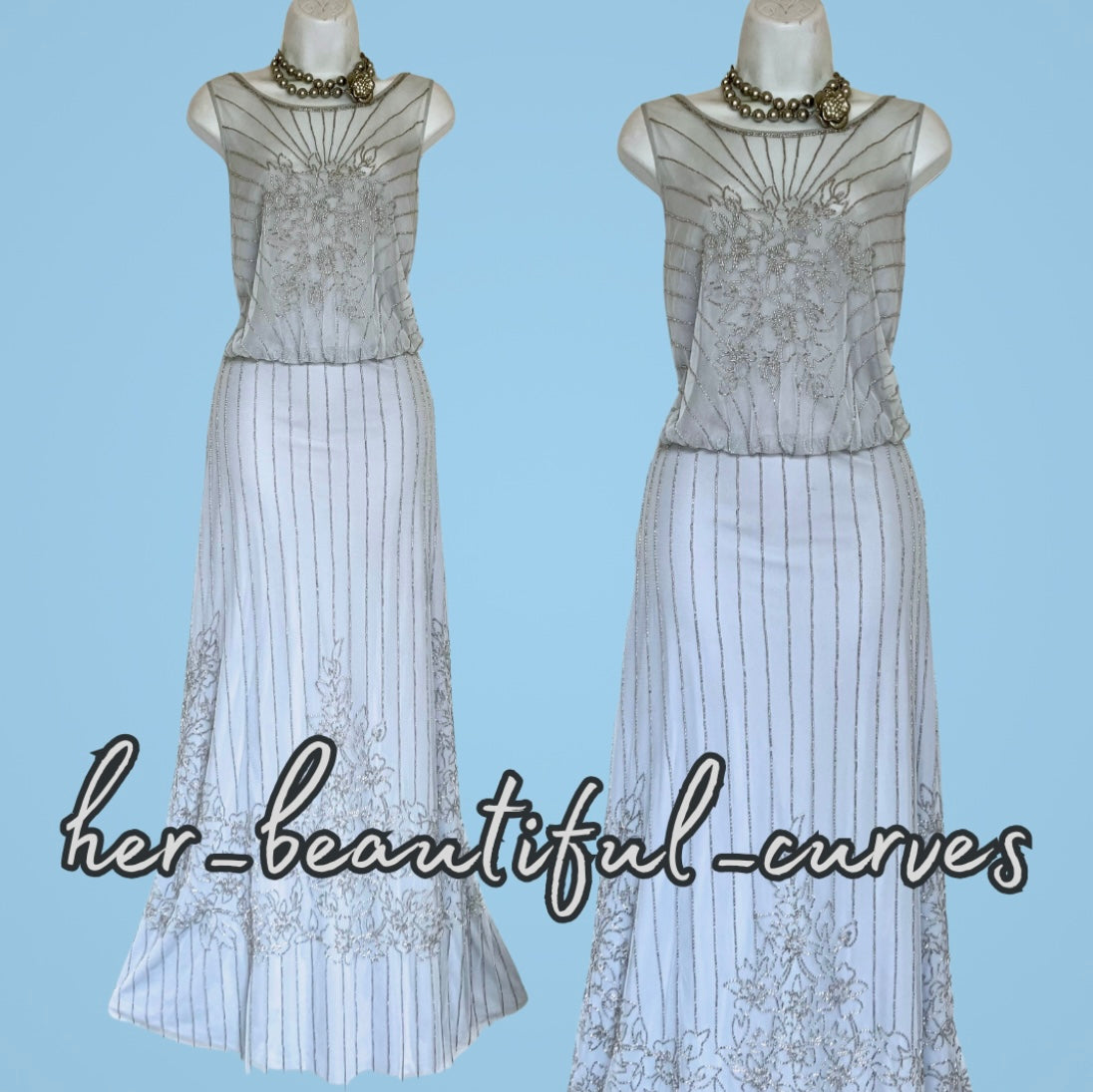 MONSOON BEADED EMBELLISHED WEDDING EVENING OCCASION PARTY DRESS SIZE 18