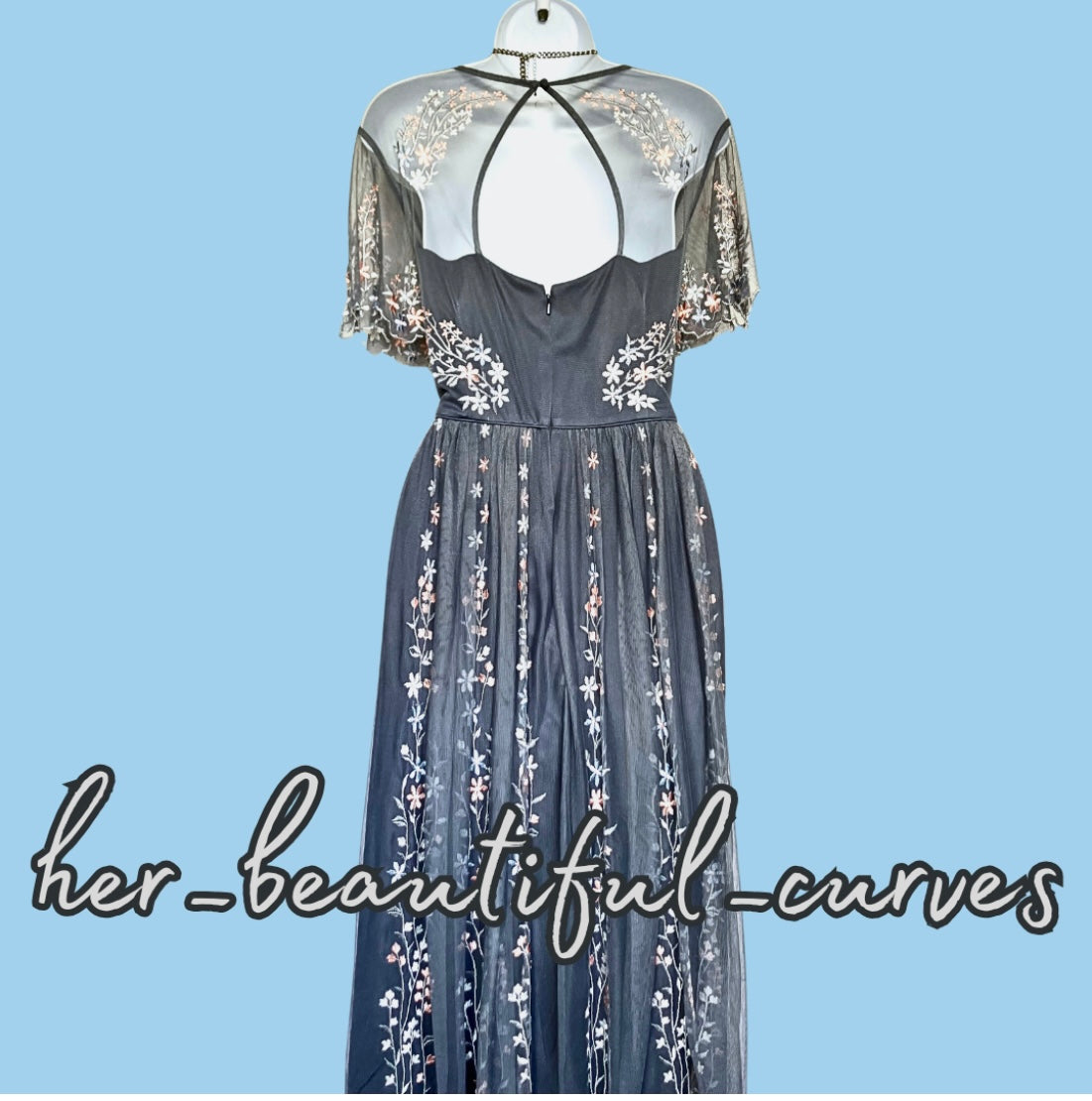 MONSOON EMBROIDERED BIRDS & FLORAL OCCASION WEDDING PARTY DRESS SIZE 16 new