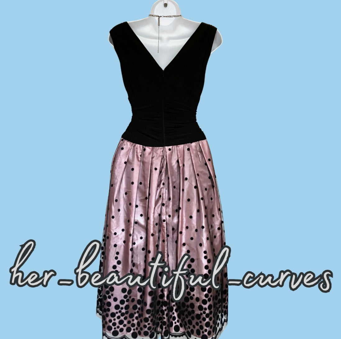 ELIZA J Occasion Mother of the Bride Cruise Party Dress Size 16 with Cardigan