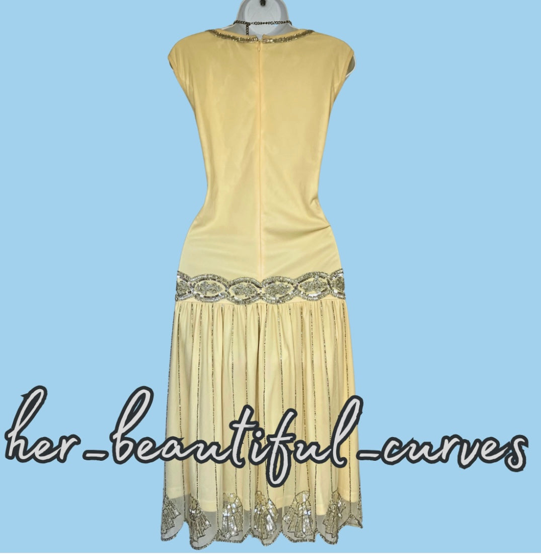 JOANNA HOPE 20s GATSBY OCCASION EVENING PARTY DRESS SIZE 16