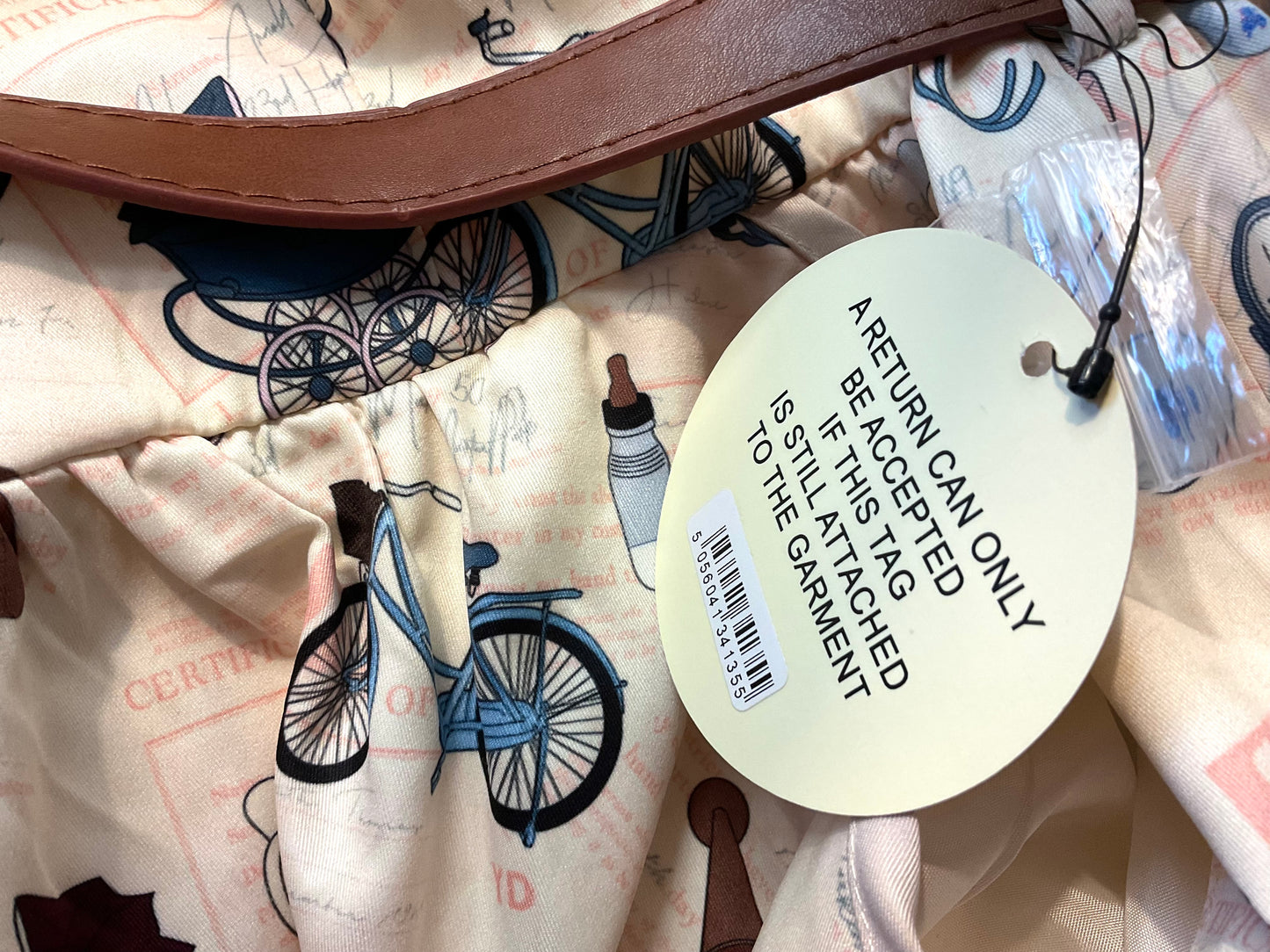 LINDY BOP NURSERY THEME PRINT VINTAGE STYLE OCCASION PARTY DRESS SIZE 18 new