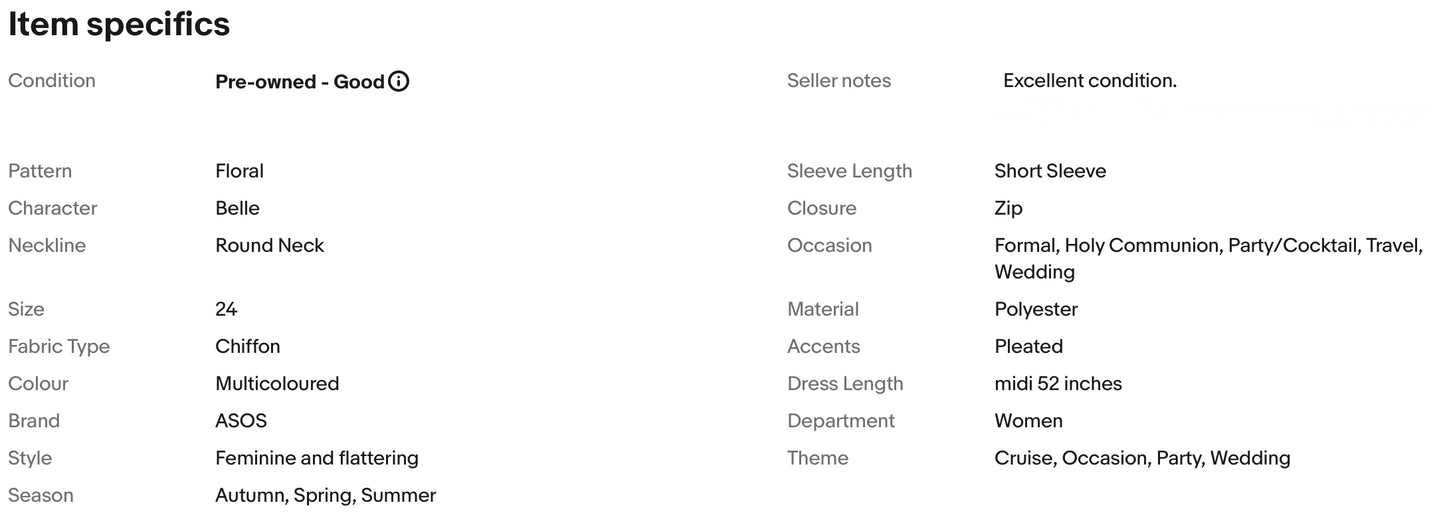 ASOS FLORAL PRINT PLEAT WEDDING OCCASION PARTY DRESS SIZE 24